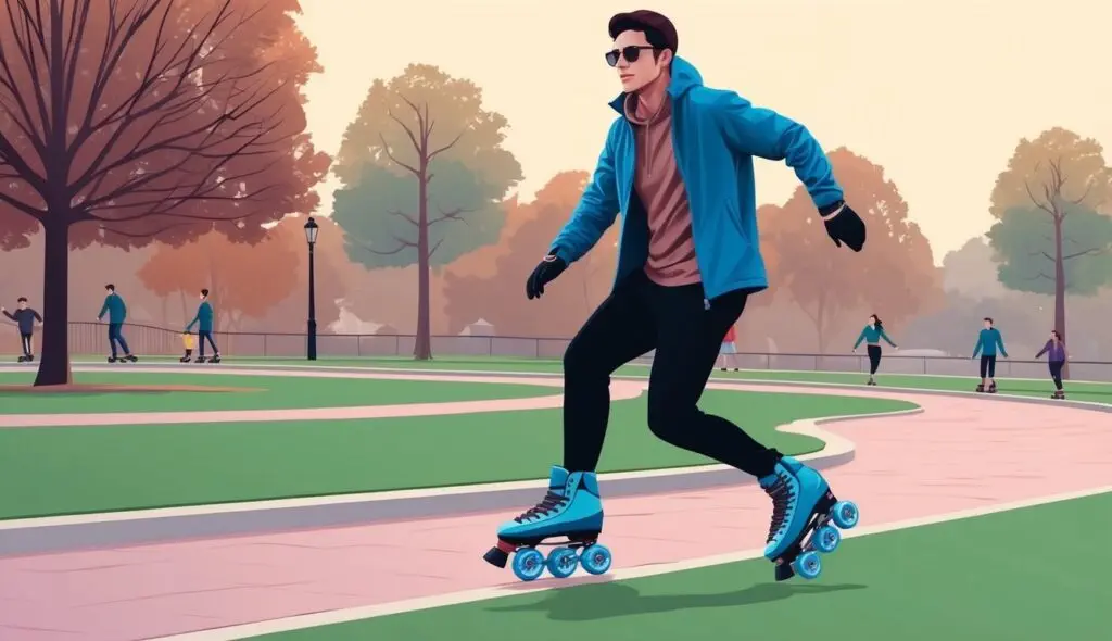 how to stop on rollerblades